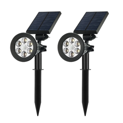 Ciemny sensor Automatyczne włączanie / wyłączanie Led Solar Sensor Light White dla patio / pokładu