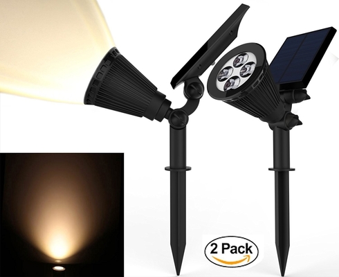 Niskie napięcie Diody LED Solar Powered Spotlights ogrodowe Do Wjazdu / Ścieżka Drogowa