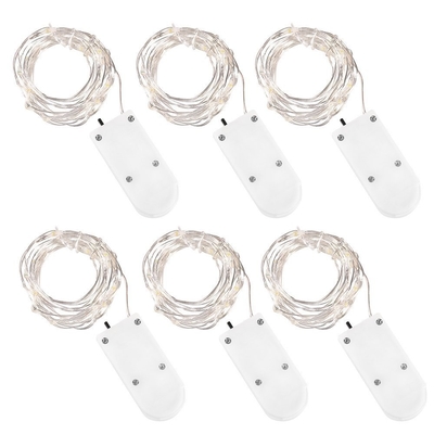 String Tangle Free Zasilanie Akumulatorami Led Lights Christmas Łatwa obsługa