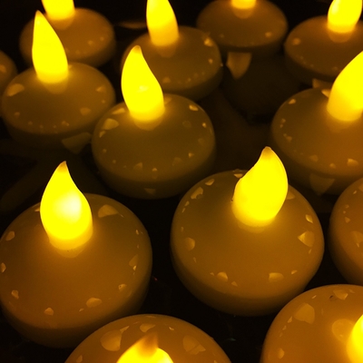 Zestaw 12 migotania Led świec Light Żółty Tealight Z Wymiana baterii