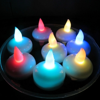 12 sztuk pływających świecznik LED Multi Color Do Dekoracji świąt